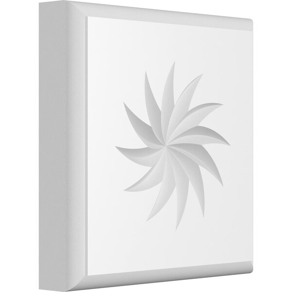 Ekena Millwork Standard Sedgwick Spiral Rosette With Rounded Edge, 4"W x 4"H x 3/4"P ROSP040X040X075SDG14 - main